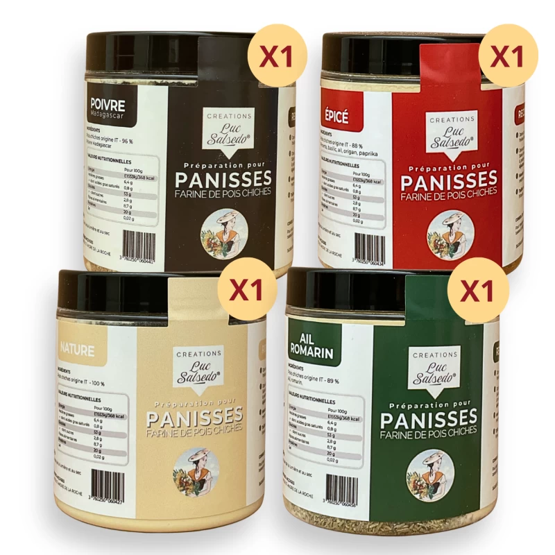 Panisses MIX 4 flavors