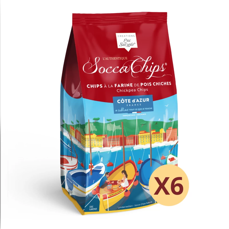 Socca Chips®  ÉDITION LIMITÉE x6